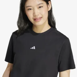 adidas Essentials Small Logo Cotton Damen T-Shirt