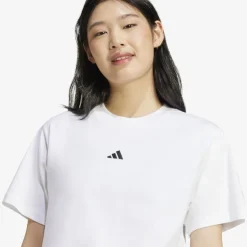 adidas Essentials Small Logo Cotton Damen T-Shirt