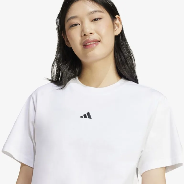 adidas Essentials Small Logo Cotton Damen T-Shirt