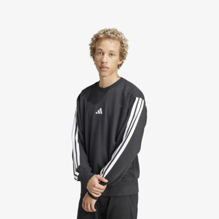 adidas Essentials 3 Streifen French Terry Herren Hoodies & Sweater