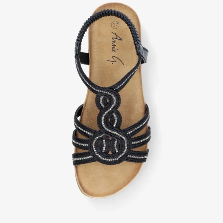 Annie G. Damen Riemchensandalen