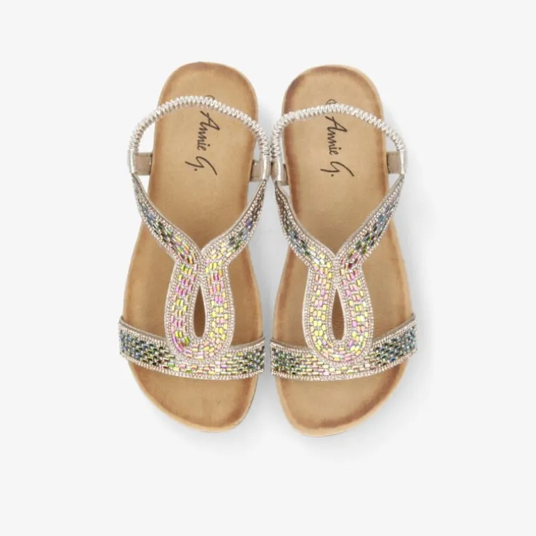 Annie G. Damen Riemchensandalen