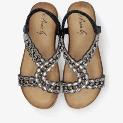 Annie G. Damen Riemchensandalen