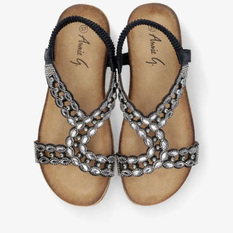 Annie G. Damen Riemchensandalen