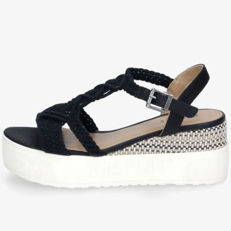 MUSTANG Damen Plateausandalen