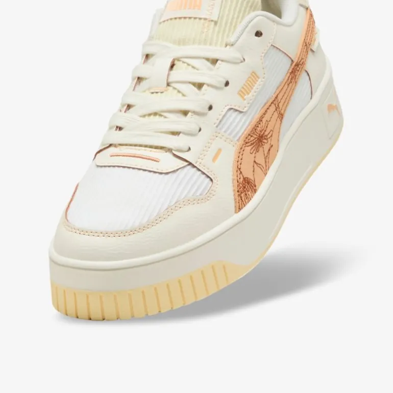 PUMA Carina Street Lux Crafted Flowers Damen Plateau Sneaker