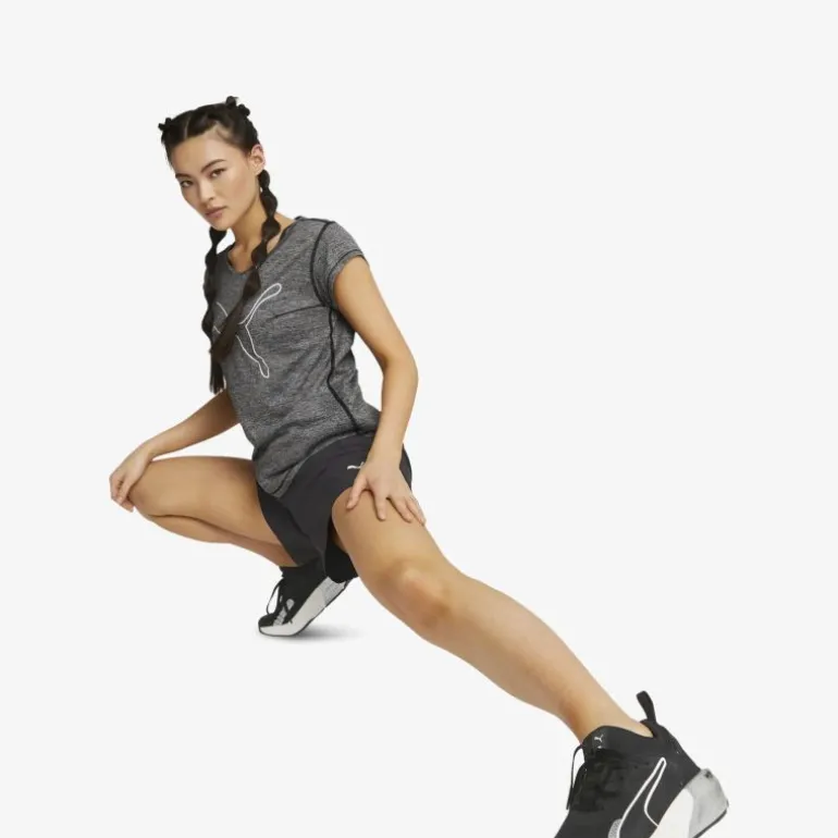 PUMA Train Favorite Heather Cat Damen T-Shirt