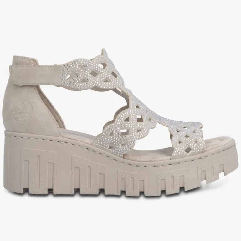 rieker Damen Keilsandalen