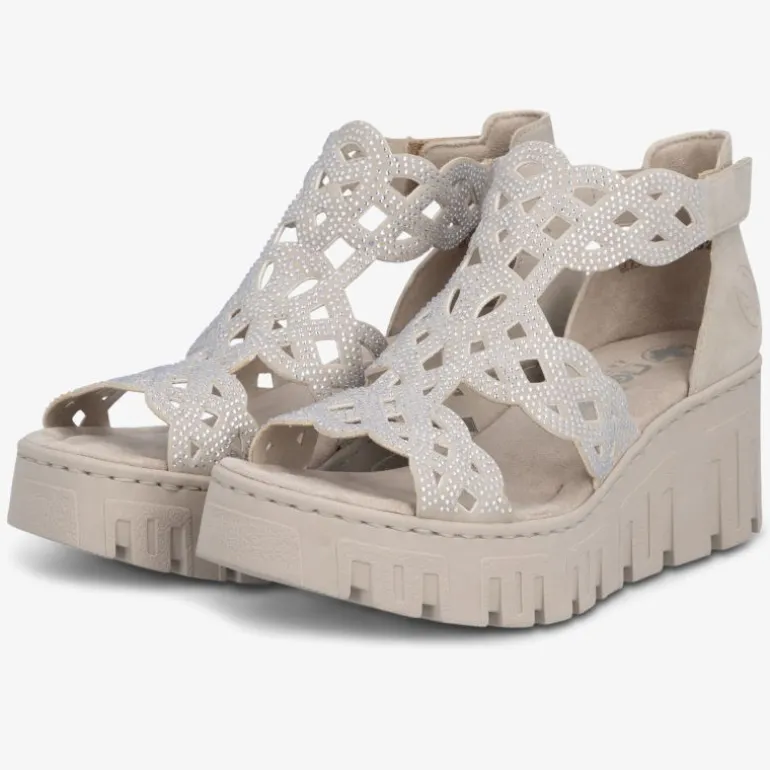 rieker Damen Keilsandalen