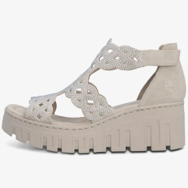 rieker Damen Keilsandalen