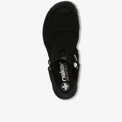 rieker Damen Plateausandalen