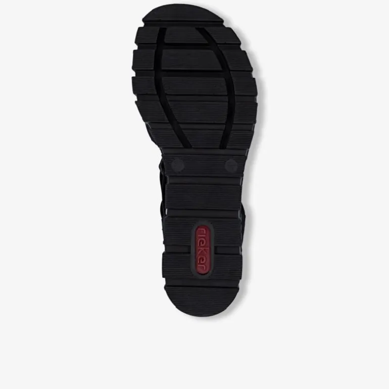 rieker Damen Plateausandalen