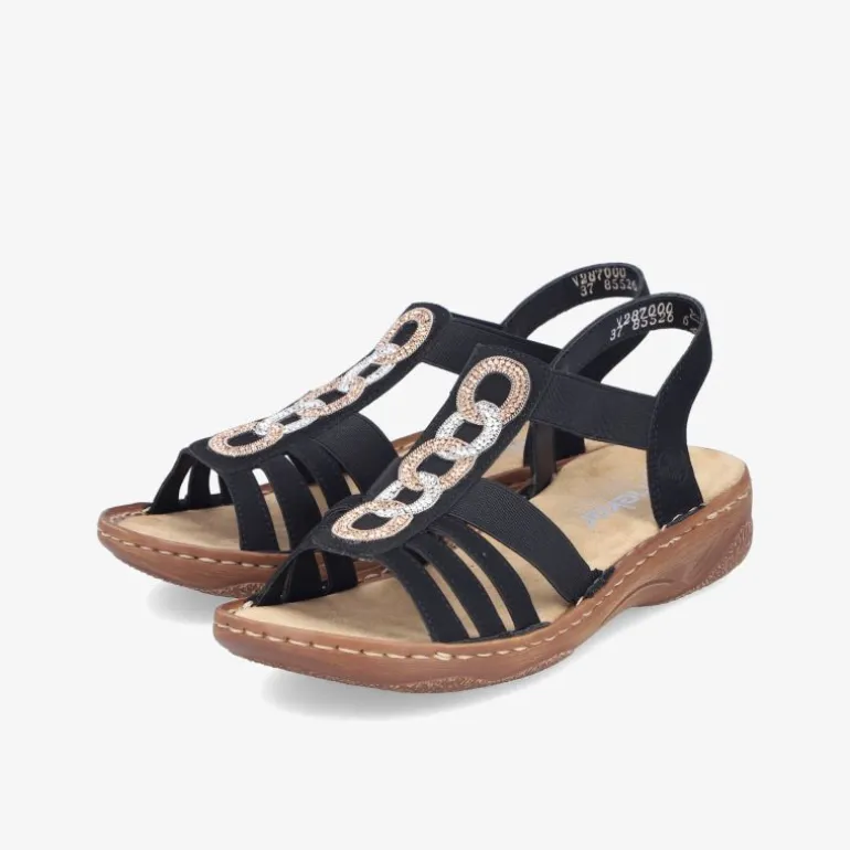 rieker Damen Riemchensandalen
