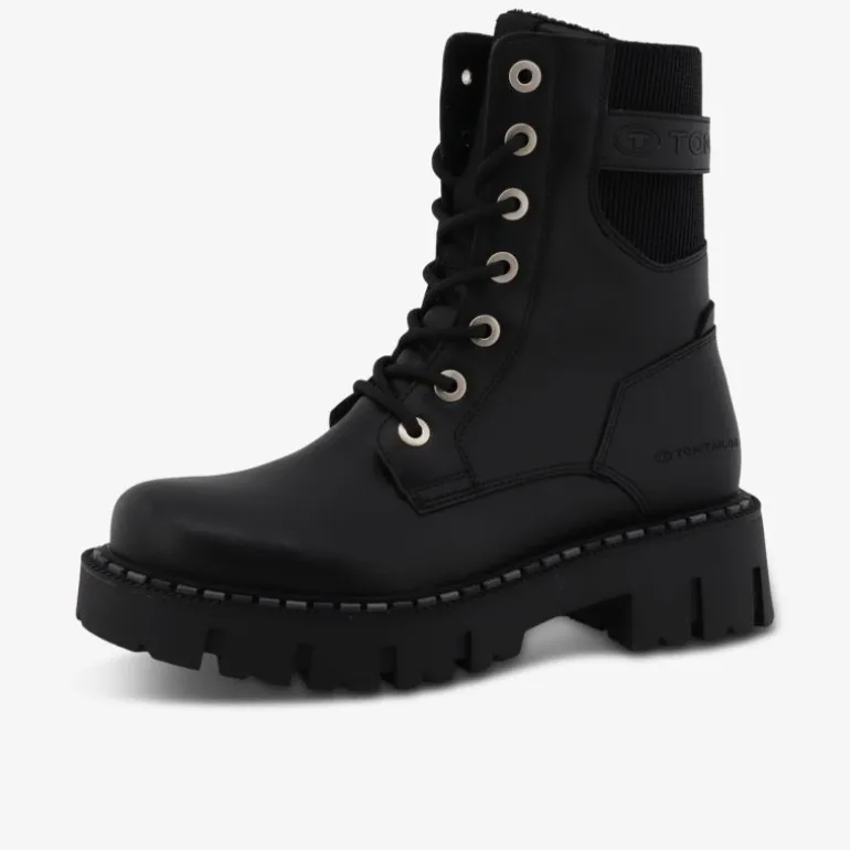 TOM TAILOR Damen Schnürstiefeletten