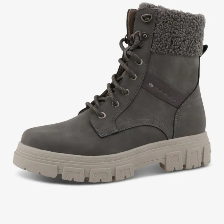 TOM TAILOR Damen Schnürstiefeletten